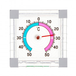INBLOOM Термометр оконный Биметаллический (-50 +50), блистер
