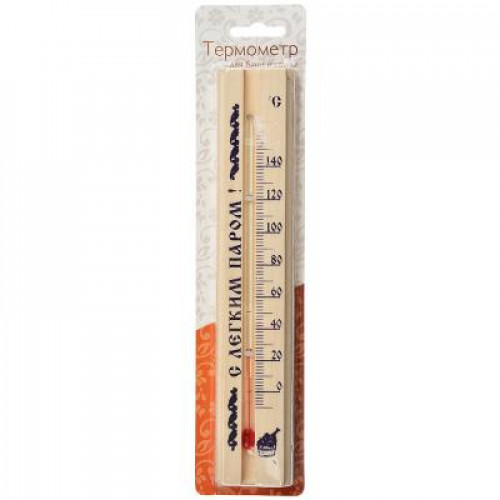 Термометр для бани и сауны малый, (t 0 + 140 С), ТБС-41 (производитель не указан)