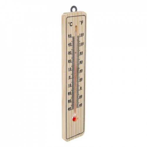 INBLOOM Термометр деревянный Классик малый, блистер, 20х4см INBLOOM