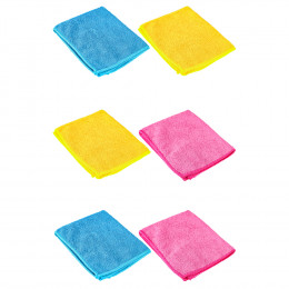 VETTA Набор салфеток из микрофибры, универсальные, 2 шт, 25х30см, 220г/кв.м, 3 цвета