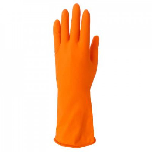 VETTA Перчатки резиновые спец. для уборки оранжевые S VETTA