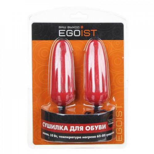 EGOIST Сушилка для обуви малая, пластик, 220-240В, 50Гц, 10Вт, температура нагрева 65-80 градусов EGOIST