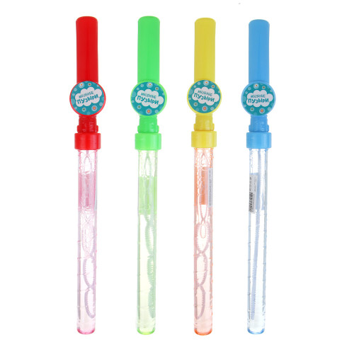 ИГРОЛЕНД Мыльные пузыри с ручкой в виде динозавра, 110мл, ABS,PVC, мыльный р-р, 48х7х7см, 4 цвета ИГРОЛЕНД