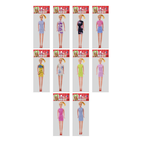 ИГРОЛЕНД Кукла 29 см в пакете, ПВХ, 33х9х4см, 10 дизайнов ИГРОЛЕНД