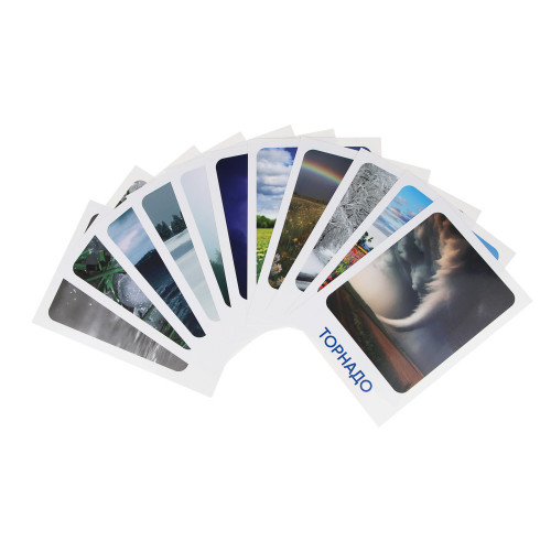 ИГРОЛЕНД Карточки развивающие "Окружающий мир", картон, 15х21,5см, 16 дизайнов Игроленд