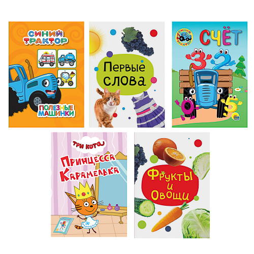 ПРОФ-ПРЕСС Книжка-картонка "Любимые стихи и сказки", картон, 11х15см, 10стр., 5 дизайнов ПРОФ-ПРЕСС