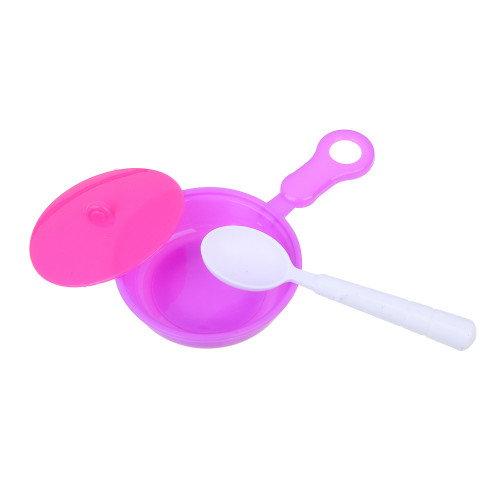 ИГРОЛЕНД Набор игровой, посудка с продуктами, кукольный завтрак, PP, ABS, 16х3,5х22 см ИГРОЛЕНД