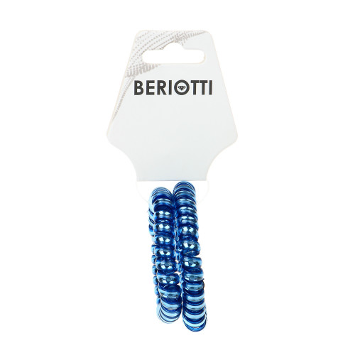 BERIOTTI Набор резинок-спиралек для волос фигурные 2шт, d3-4см, пластик, 4 дизайна BERIOTTI