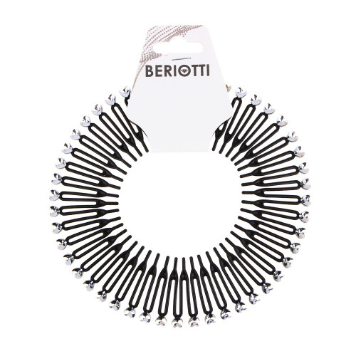 BERIOTTI Заколка для волос, пластик, d12см, 3 дизайна BERIOTTI