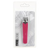 ЮНИLOOK Книпсер для ногтей с силиконовой ручкой, длина лезвий 12мм, сталь, 8см, 3 цвета ЮНИLOOK