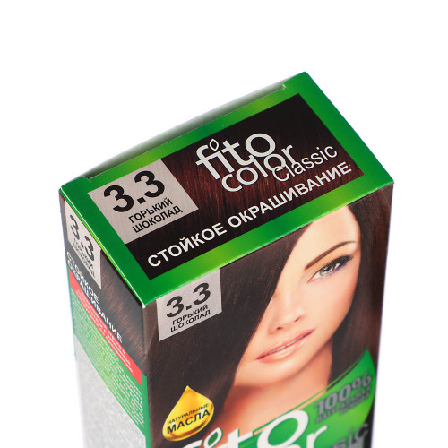 Краска для волос FITO COLOR Classic, 115 мл, тон 3.3 горький шоколад FITO COLOR