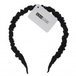 ЮНИLOOK Ободок для волос, 1см, ABS, полиэстер, 6 цветов, ACS-68