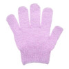 ЮL Мочалка перчатка с отшелушивающим эффектом, полиэстер, 18см, 5 цветов, МС24-06 ЮL