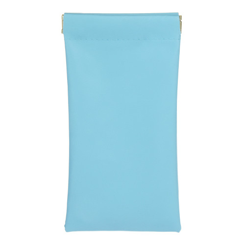 ЮL Чехол для очков мягкий с зажимом, ПУ, 18х8,5см, 5 цветов ЮL