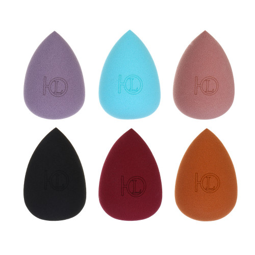 ЮНИLOOK Спонж для нанесения тональной основы, латекс, 4,5x3/3,5см, 3-6 цветов ЮНИLOOK