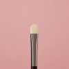 ЮНИLOOK Кисть для нанесения и растушевки сухих и кремовых текстур, иск.ворс, дерево, металл, 15,4см ЮНИLOOK
