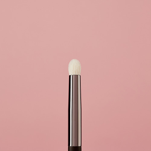 ЮНИLOOK Кисть для растушевки теней бочонок, натуральный ворс, дерево, металл, 15,7см ЮНИLOOK
