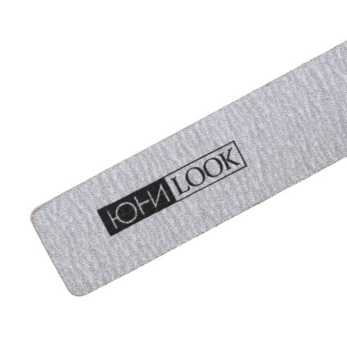 ЮНИLOOK Пилка шлифовальная 2-х сторонняя, 100/180 и 180/240 грит, ЭВА, пластик, 17,8 см, 2 формы ЮНИLOOK