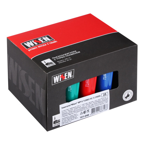 WISEN Зажигалка WP15 TURBO HC 5 (15020) WISEN