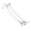 AZOR FISHING Набор поводков 10шт, 15-25см, черные, 3 вида AZOR FISHING