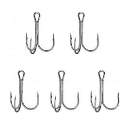 AZOR FISHING Набор тройников 5шт, №2, 4, 6, высокоуглеродистая сталь