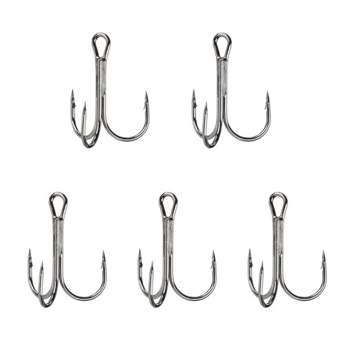 AZOR FISHING Набор тройников 5шт, №2, 4, 6, высокоуглеродистая сталь AZOR FISHING
