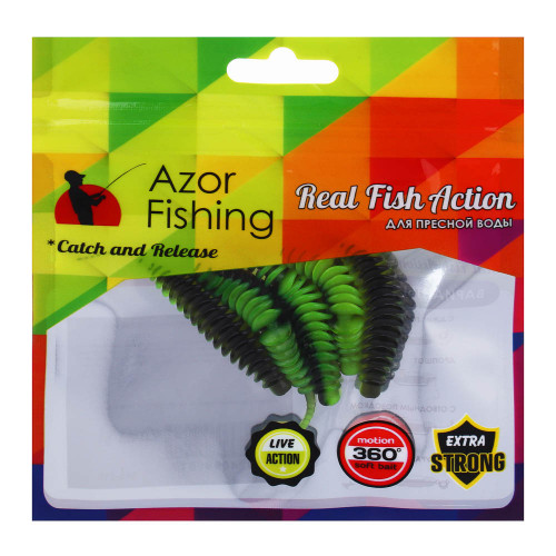 AZOR FISHING Приманка силиконовая КУКОЛКА 60мм, 5шт AZOR FISHING