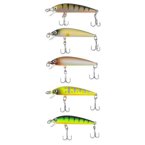 AZOR FISHING Воблер "Мини Минноу", F, 4,0гр, 55мм, 0,0-0,8м, 5 цветов AZOR FISHING