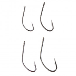 AZOR FISHING Набор крючков 10шт, уклейка, №3, 4, 5, 6, высокоуглеродистая сталь, черный никель