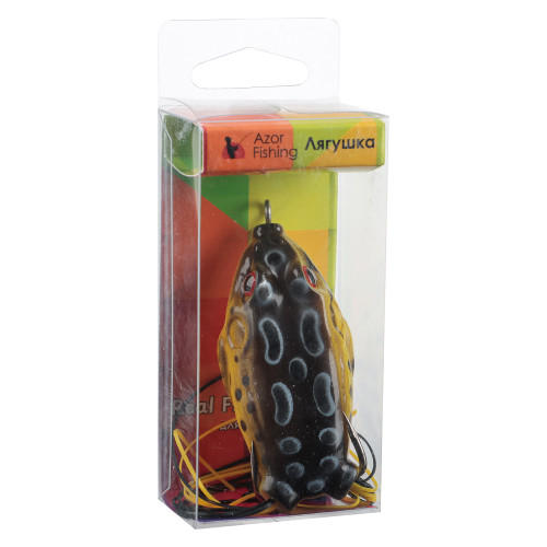 AZOR FISHING Лягушка силиконовая "Крези" 55 мм, 5 цветов AZOR FISHING
