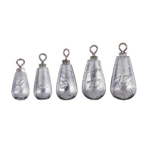 AZOR FISHING Набор грузов "Колокол", 3шт., 4г, 6г, 8г, 10г, 12г, 5 видов AZOR FISHING