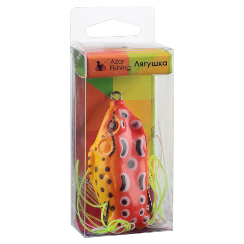 AZOR FISHING Лягушка силиконовая "Крези" 55 мм, 5 цветов AZOR FISHING