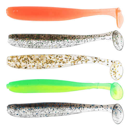 AZOR FISHING Приманка мягкая Виброхвост оффсет 2.8, силикон Премиум, 70 мм, 8 шт. в уп., микс цветов AZOR FISHING
