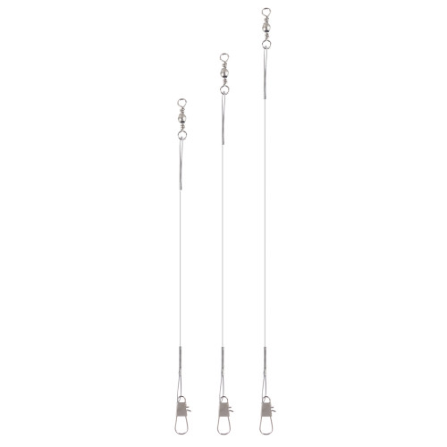 AZOR FISHING Набор поводков 10шт, 15-25см, хром, 3 вида AZOR FISHING