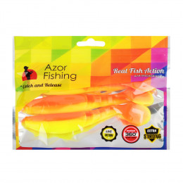 AZOR FISHING Приманка мягкая Trendex Minnow, силикон, 12см, 3шт. в уп, 5 цветов