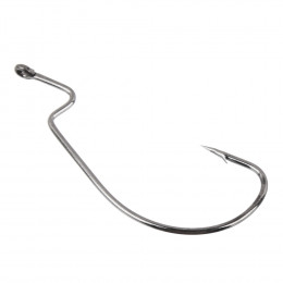 AZOR FISHING Набор крючков 5шт, оффсетный №2, 1,1/0,2/0,3/0, высокоугл. сталь, черный никель