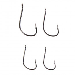 AZOR FISHING Набор крючков 10шт, карась, карп, №6,8,10,12, высокоуглеродистая сталь, черный никель
