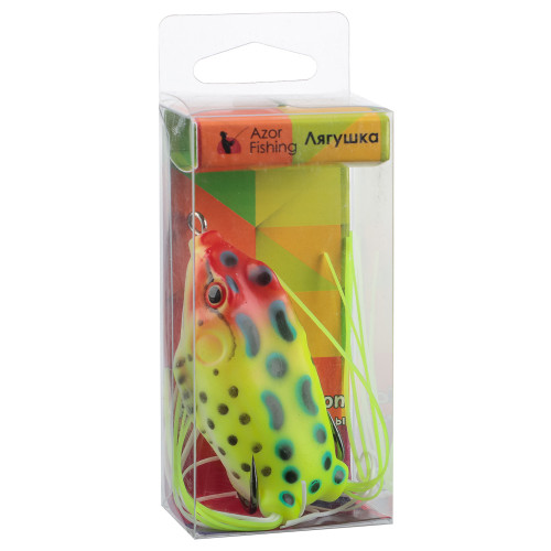 AZOR FISHING Лягушка силиконовая "Крези" 55 мм, 5 цветов AZOR FISHING