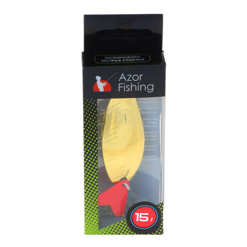 AZOR FISHING Блесна колеблющаяся, "Вейв", 15 гр., 3 цвета AZOR FISHING