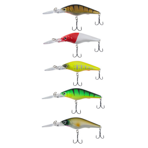 AZOR FISHING Воблер "Минноу Классик", F, 5,7гр, 87мм, 1,0-1,5 м, 5 цветов AZOR FISHING