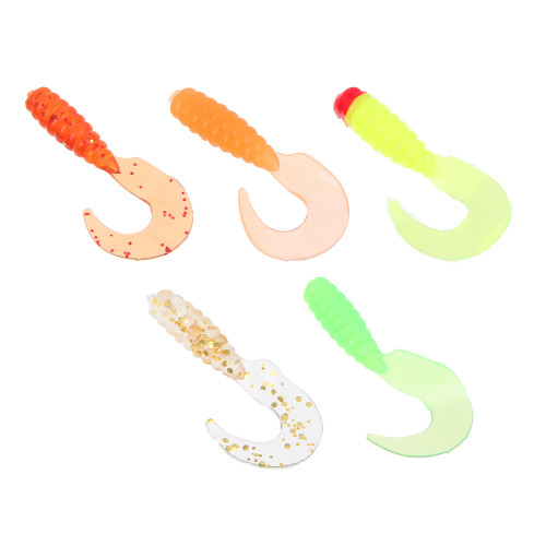 AZOR FISHING Приманка мягкая K.Good , силикон, 4см, 15шт. в уп, 5 цветов AZOR FISHING