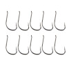 AZOR FISHING Набор крючков 10шт, карась, карп, №6,8,10,12, высокоуглеродистая сталь, черный никель AZOR FISHING