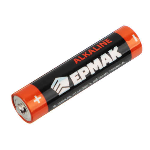 ЕРМАК Батарейки 4шт, тип AAA,  "Alkaline" щелочная, BL Ермак
