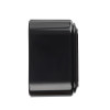 FORZA Розетка с заземляющим контактом RA 16-133-Ч, 250В, 16А, IP20, 65x65x41 мм, чёрная УХЛ4 FORZA