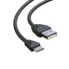 FORZA Кабель для зарядки Комфорт Type-C, 1м, 1А, PVC, прорезиненный, 5 цветов, пакет FORZA