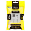FORZA Кабель для зарядки Эталон microUSB, 1м, Быстрая зарядка 3А, QC, PD 20W, TPE, белый, кейс FORZA