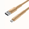 ВСЁГАЗИН Кабель для зарядки Экстрим Micro USB, 1м, 3А, Быстрая зарядка QC3.0, ткань ВСЁГАЗИН