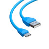 FORZA Кабель для зарядки Комфорт Type-C, 1м, 1А, PVC, прорезиненный, 5 цветов, пакет FORZA