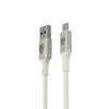 BY Кабель для зарядки Space Cable Pro Micro USB, 1м, Быстрая зарядка QC3.0, штекер металл, белый BY