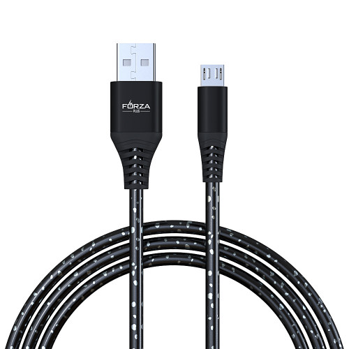 FORZA Кабель для зарядки Звёздное небо Micro USB, 1м, 2А, 4 цвета, пакет FORZA